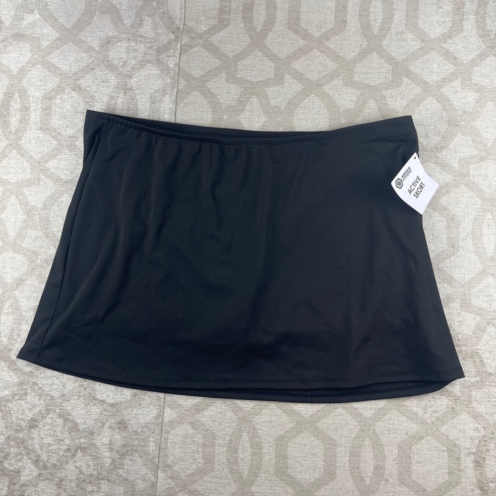 Series 8 Fitness Active Skort Women XXL Black NWT Athletic Performance Skirt